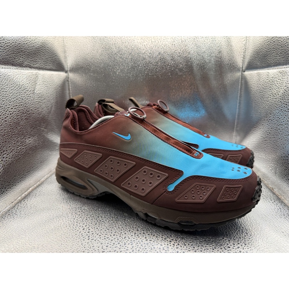 Size‎ 13 Nike Air Sunder Max Burgundy Crush Baltic Blue Sneaker Shoes HQ4189-600